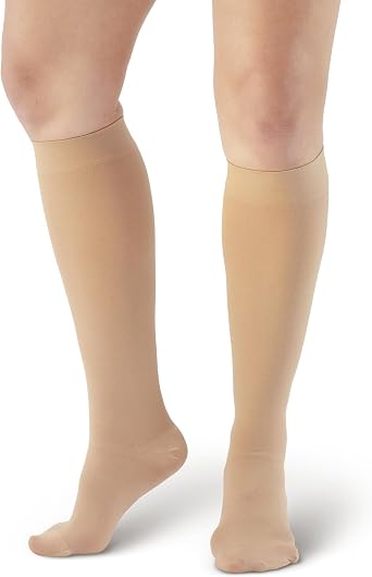 Ames Walker AW Style 200 Medical Support Closed Toe 20-30 mmHg Firm Compression Knee High Stockings