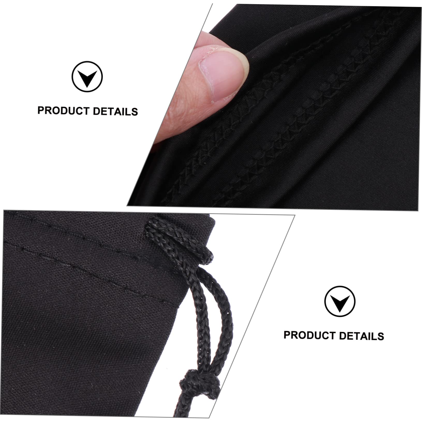 BESPORTBLE 90pièces Pochette De pour Lunettes De Ski Microfibre Rangement avec Cordon De Serrage pour Masques De Ski Et Lunettes De Neige Couleurs Uniques Et Pratiques