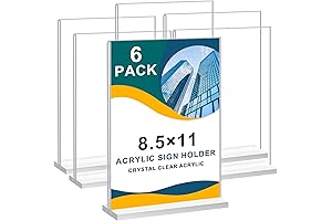 8.5 x 11 Acrylic Sign Holder Stand