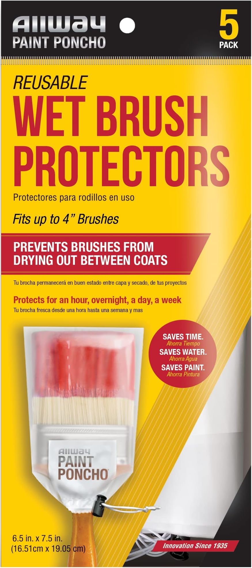 Roller Keeper 3 Pack, Red Paint Rollers