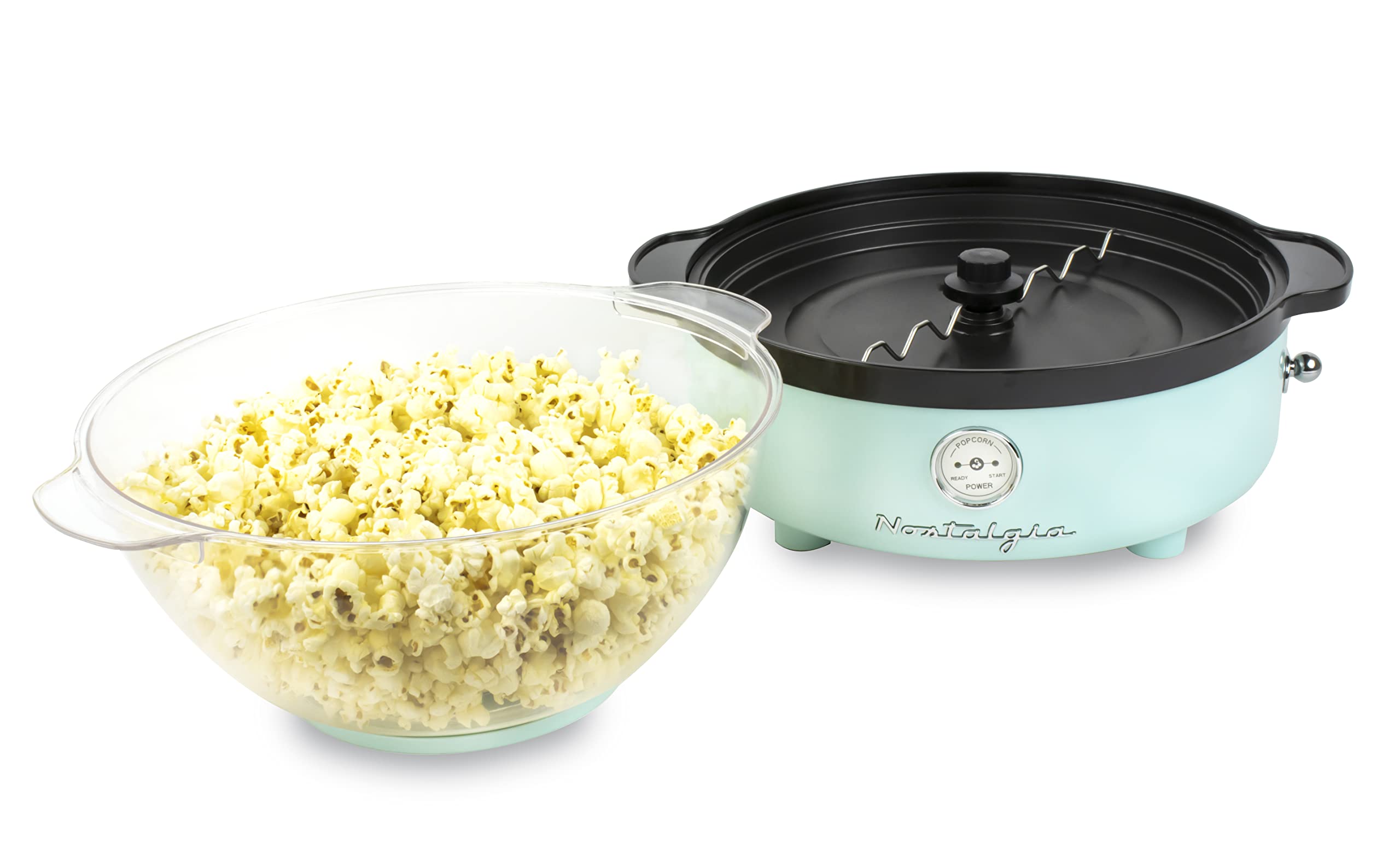 Nostalgia Retro-Rühr-Popcornmaschine 5.5L - Aqua