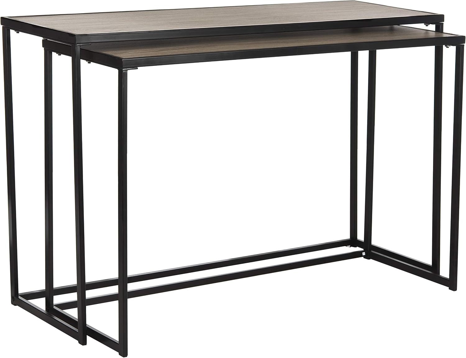 Safavieh Home Collection Garin Light Brown Rectangle Stacking Console Table