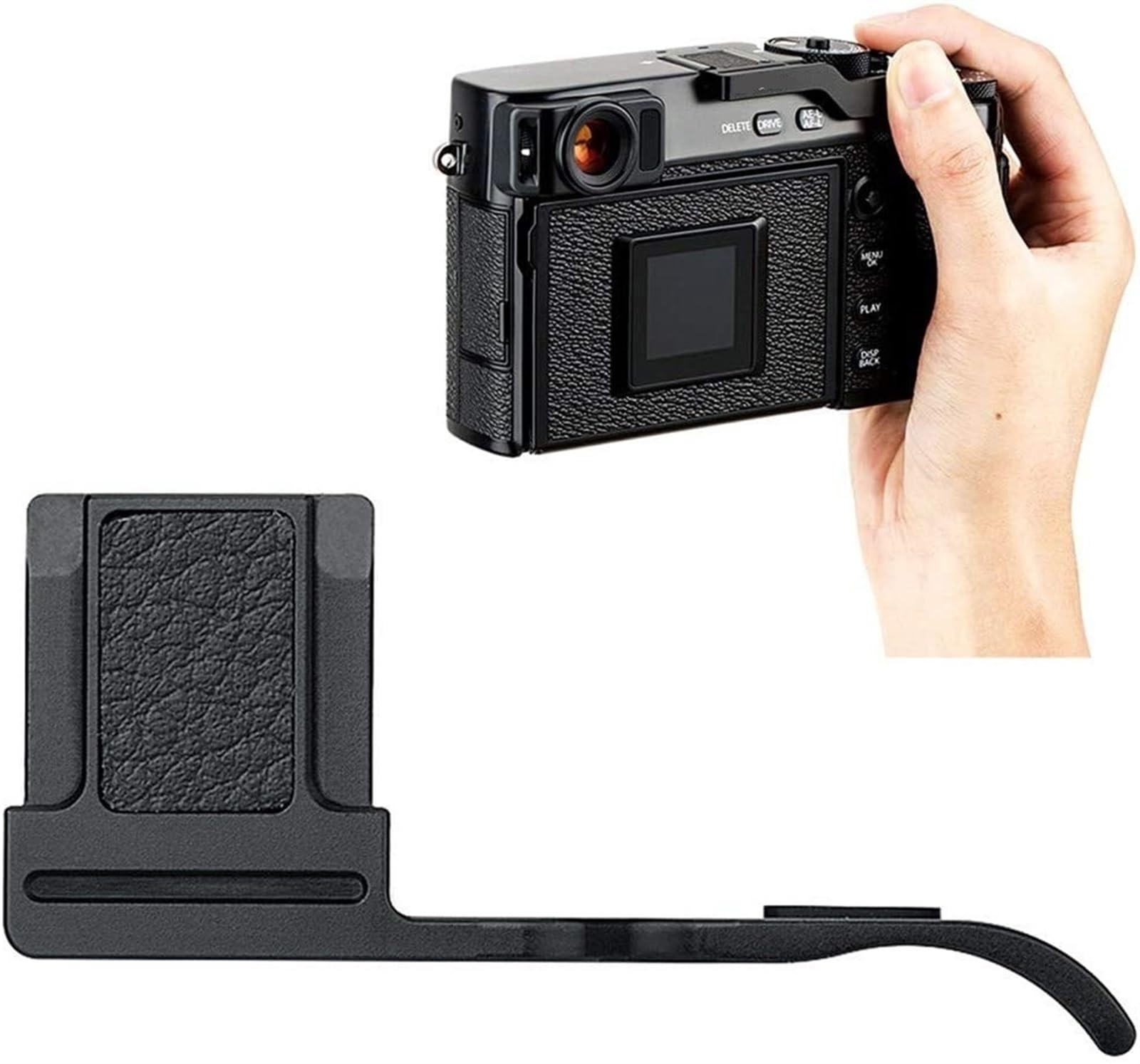 フジフイルム FUJIFILM X-Pro3 DR BLACK + 純正グリップ 富士フイルム - FUJIFILM X-Pro3 DRブラック 純正グリップ付きの