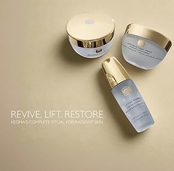 KEDMA Restoring Day Cream Anti-Aging Moisturizer with Collagen, Dead Sea Minerals, Vitamin C & E Firming Day Cream for Wrinkles, Elasticity & Skin Tone - 1.76 oz