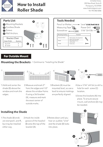 Miniatura 7 de Persiana enrollable para filtrado de luz para interiores (negro, tamaño 23 pulgadas de ancho x 72 pulgadas de alto)
