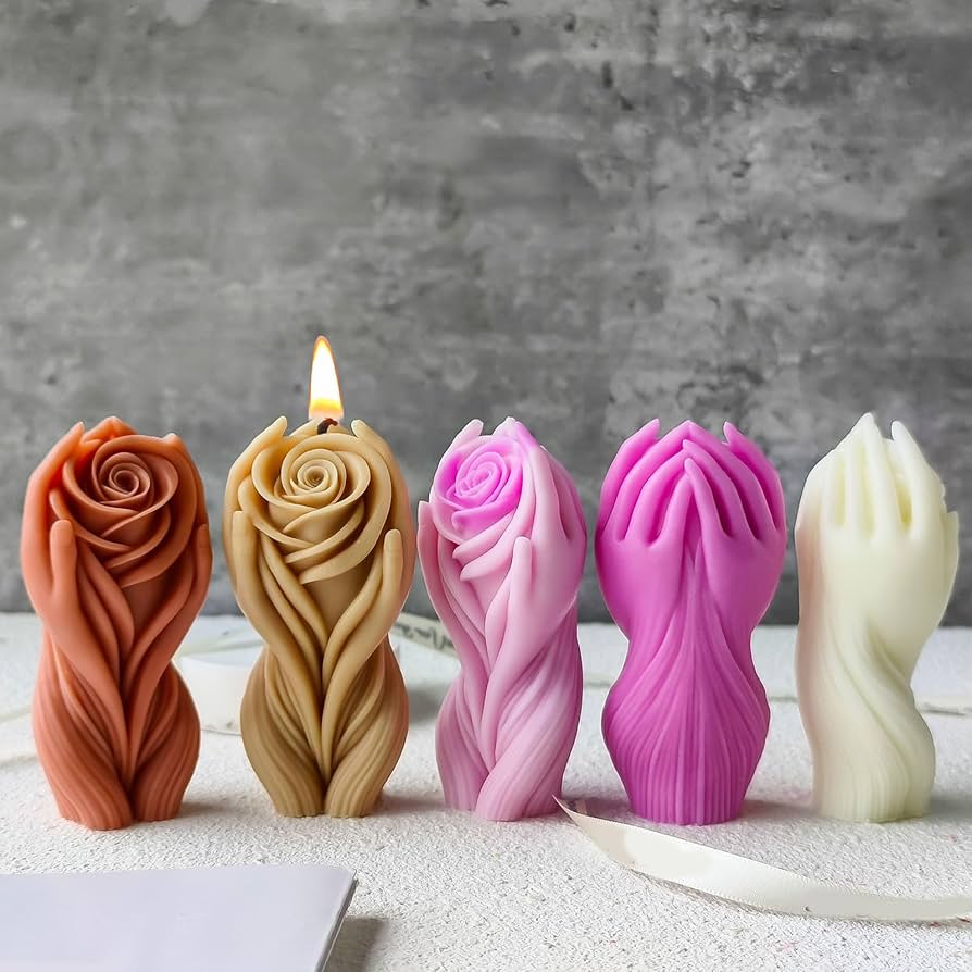 Calco 3D in silicone FIORE DI PESCO per fondente, zucchero - Stampo per sapone e cera