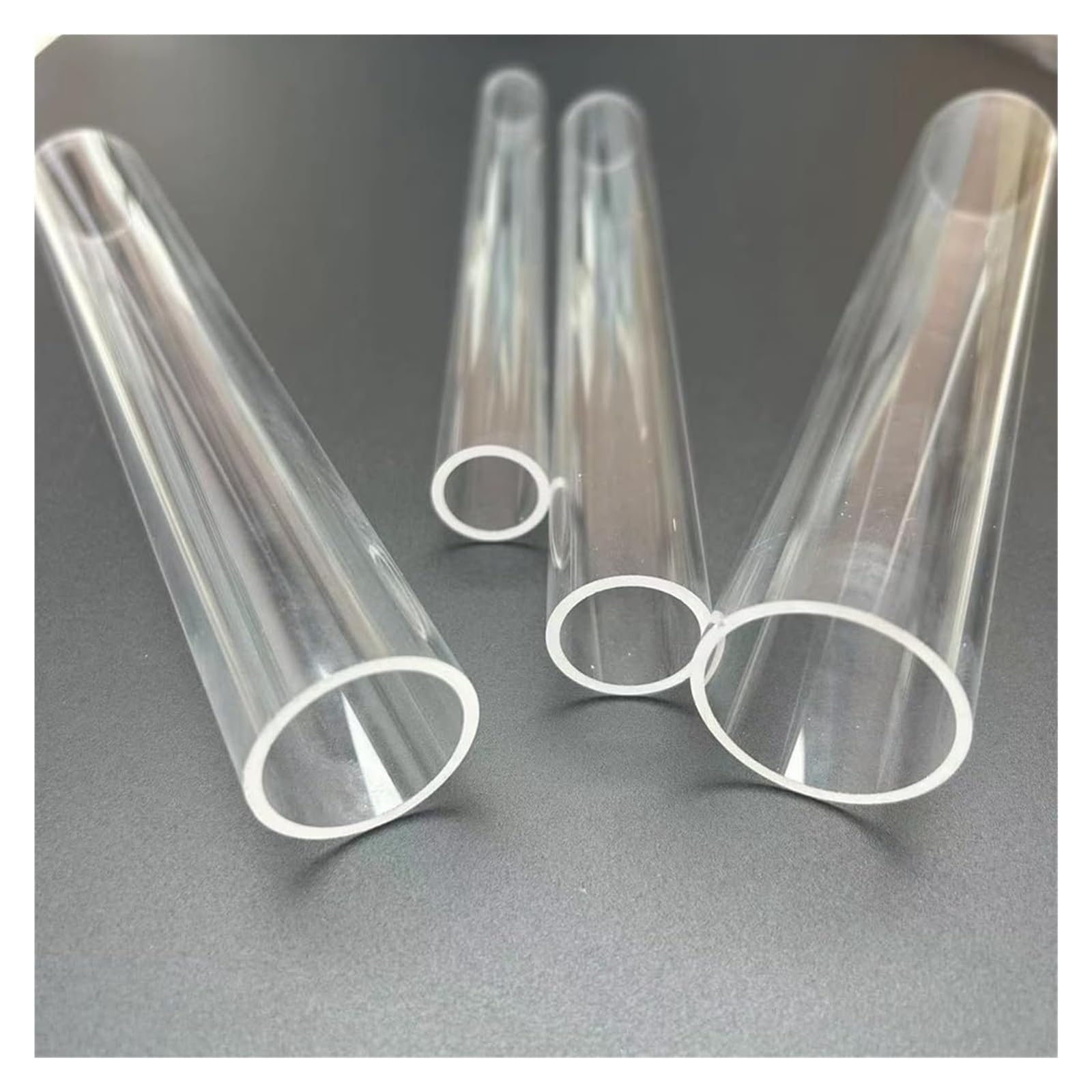 Tubo di ricambio in vetro al quarzo, tubi capillari a foro singolo per laboratorio e uso industriale, multiplo, 1 pezzo