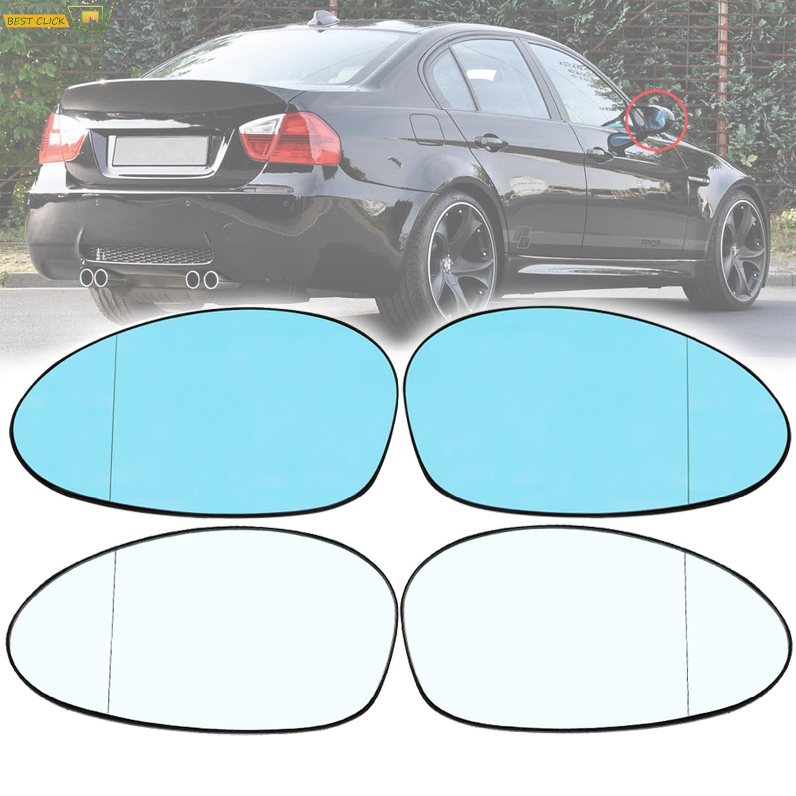 Spiegels Zijspiegelglas vervangen 51167157246 Voor Bmw E90 Voor E92 E91 E93 E82 E88 E86 E85 Z4 51167157247 Spiegel Verwarmde Zijspiegel Glas Achteruitkijkspiegel (Maat : Blue R Spiegels Zijspiegelglas vervangen 51167157246 Voor Bmw E90 Voor E92 E91 E93 E82 E88 E86 E85 Z4 51167157247 Spiegel Verwarmde Zijspiegel Glas Achteruitkijkspiegel (Maat : Blue R
