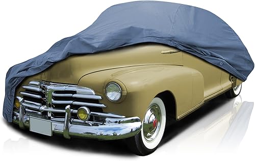 Miniatura 25 de DaShield Ultimum Series - Funda de auto para Ford Super Deluxe 1946 1947 Coupe Sedan de 2 puertas, protección para todo tipo de clima, ajuste semi