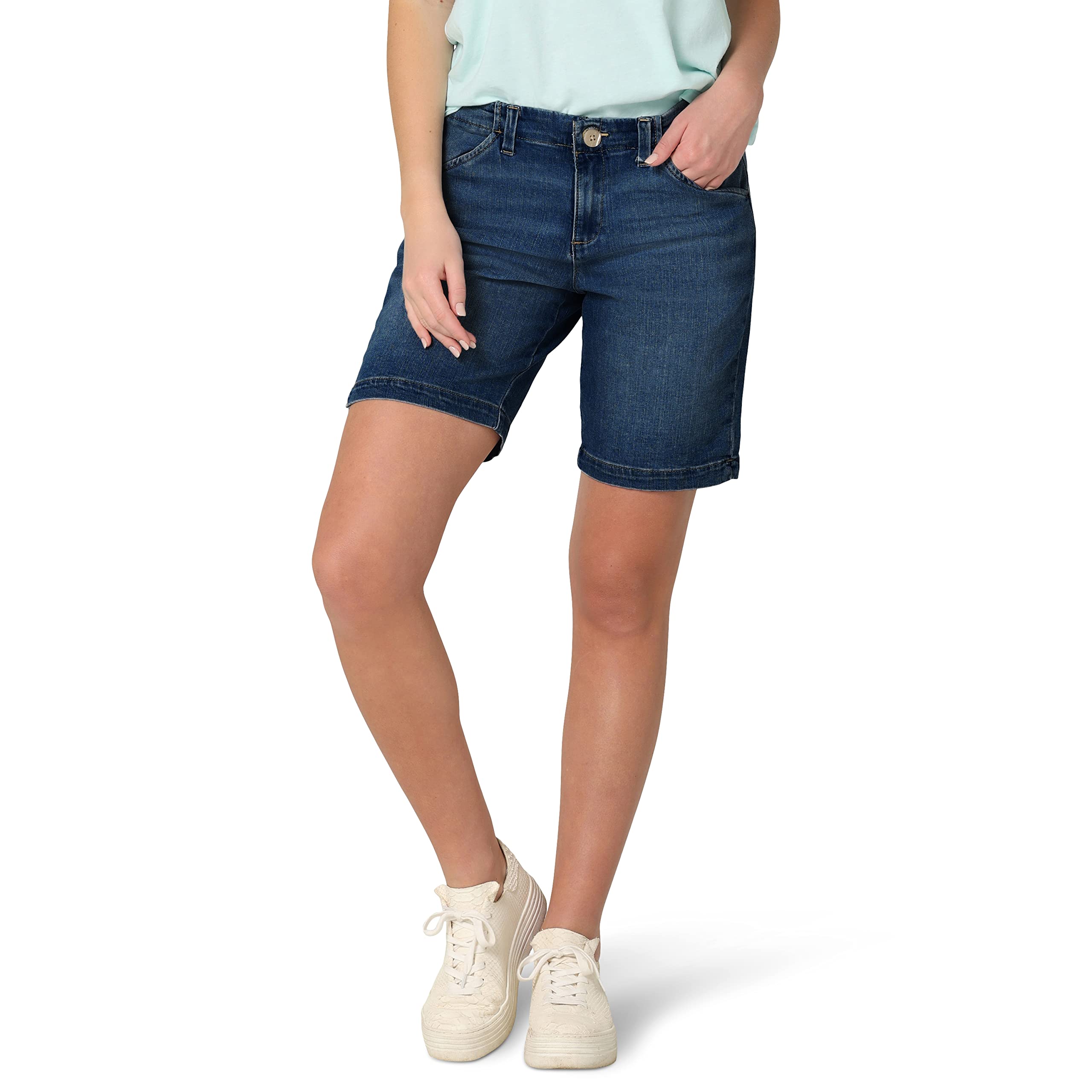 Lee Women's Regular Fit Chino Bermuda Short, Expedition