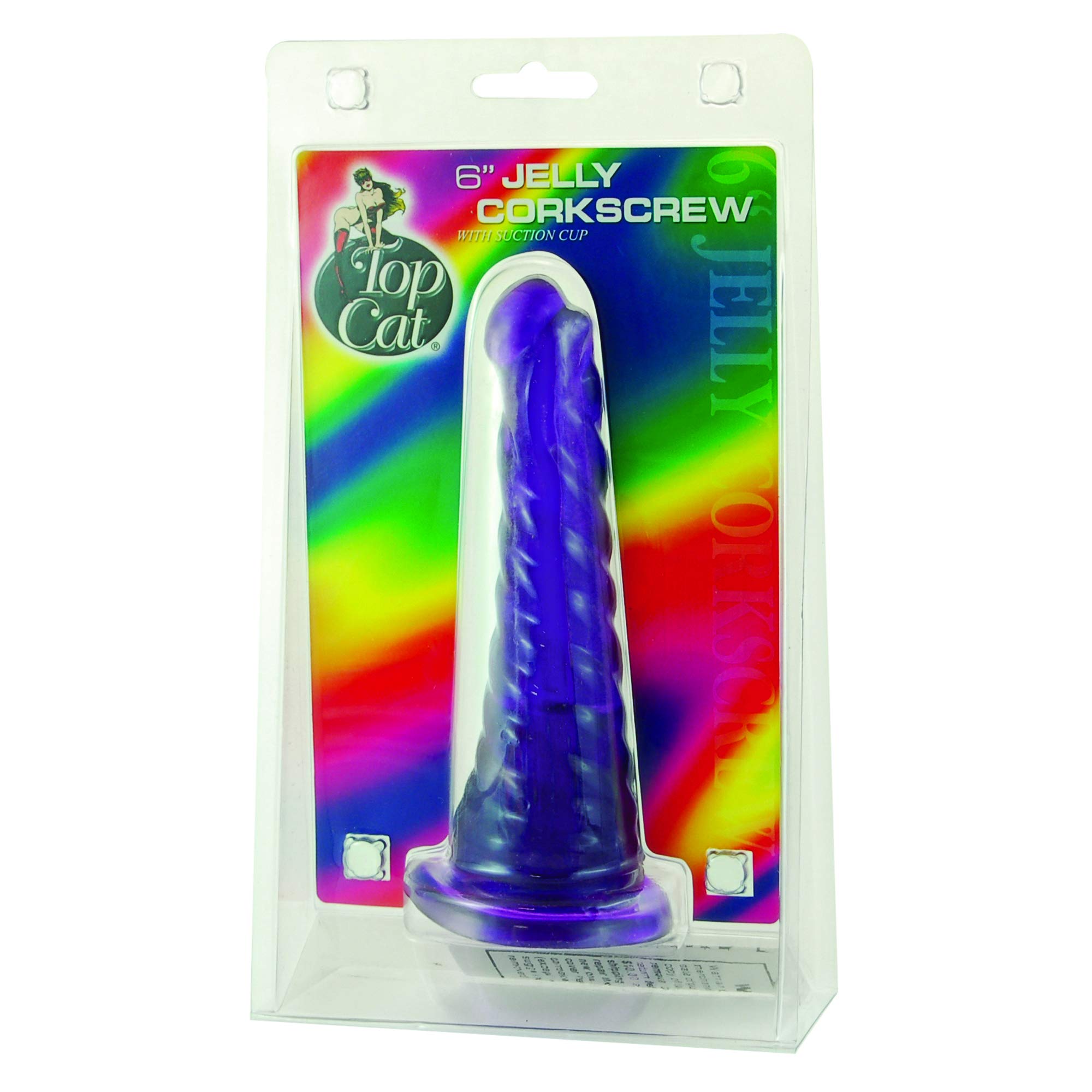 Amazon.com: Healthy Vibes Spiral Anal Dildo 6'' Soft Purple Jelly Probe For  Men, Women, and Couples Phthalate-Free, Non-Toxic, Suction Cup, Strap On  Compatible : Health & Household