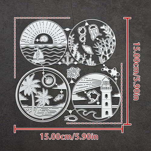 Miniatura 7 de Marco 3D de corte de metal para álbumes de recortes, troqueles de corte para manualidades, decoración de tarjetas, papel, manualidades, troqueles de