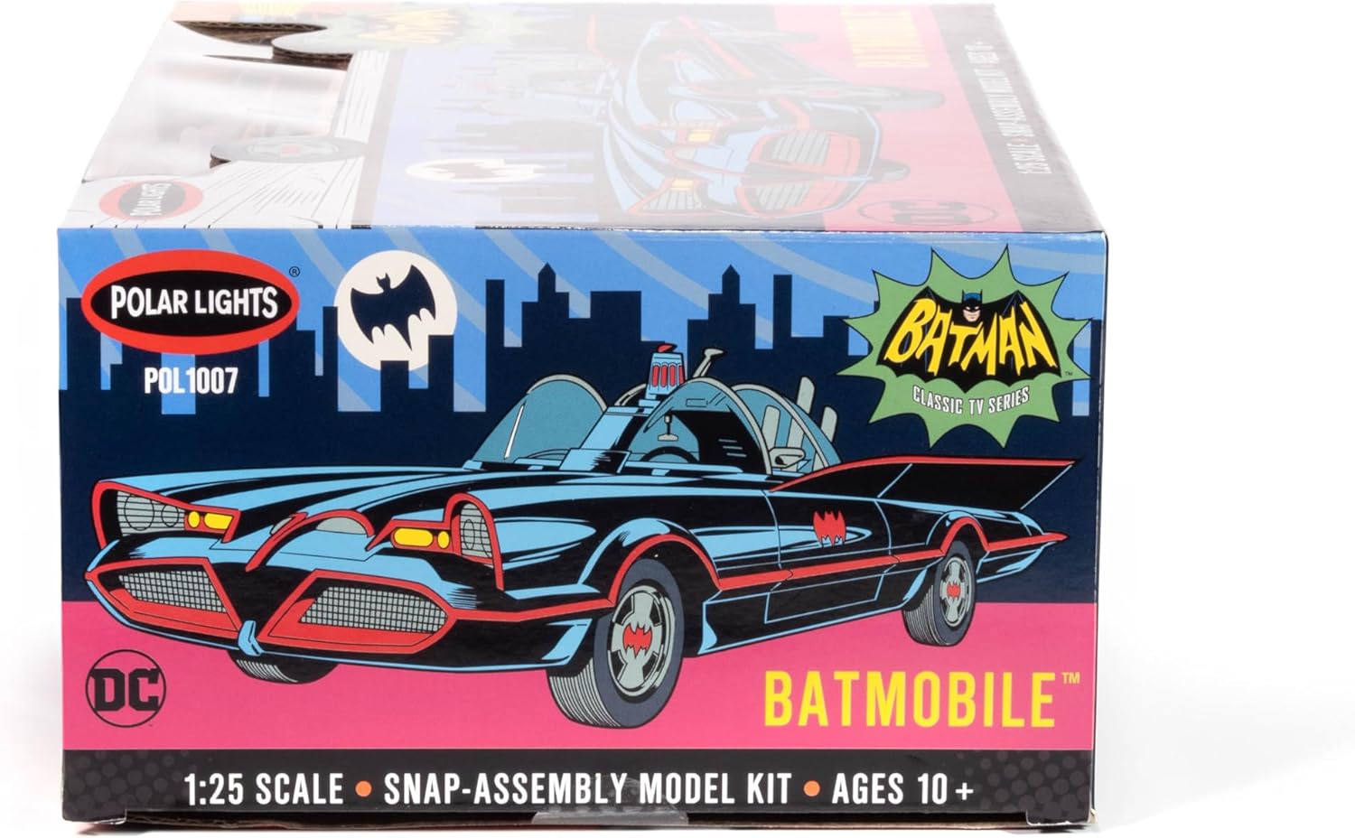 Polar Lights 1966 TV Batmobile Model Kit 1:25 Scale – SNAP Together, Pre-Painted Body, No Glue or Paint Needed