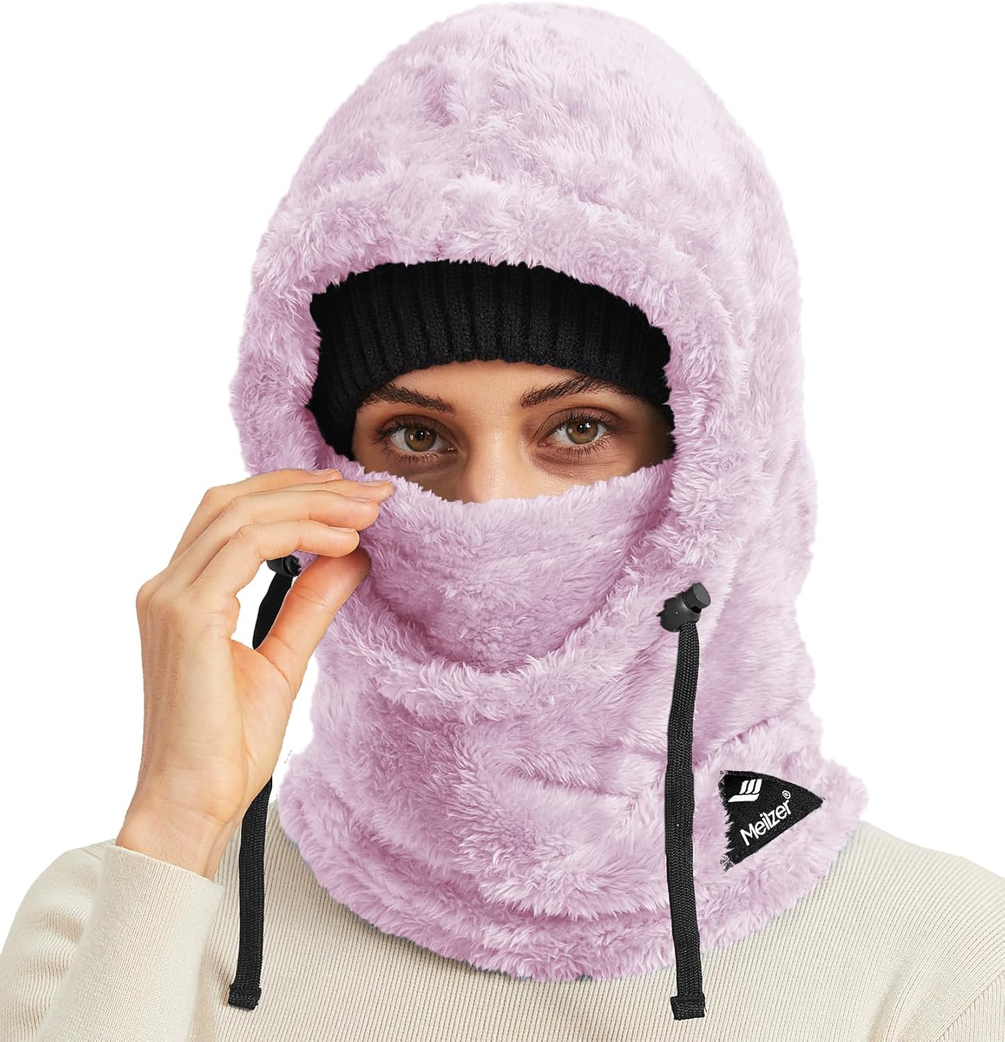 Ski Mask Balaclava Wind-Resistant Winter Face Mask for Women/Men Adjustable Warm Hood Cover Hat Cap Scarf