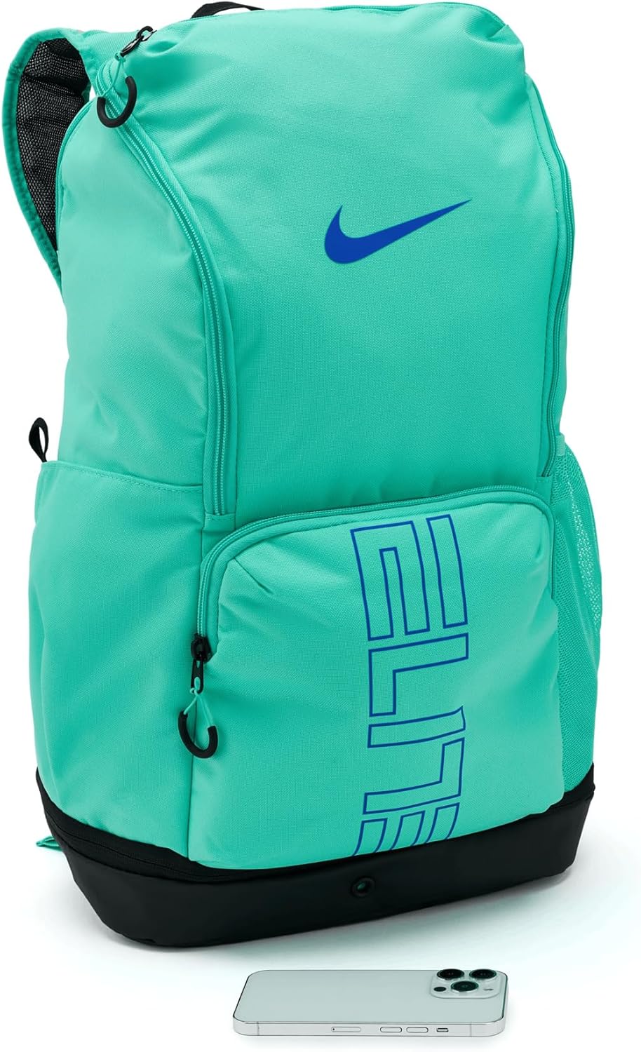 Nike, Unisex, Varsity Elite Backpack (32L), Hyper Turquoise/Black/Hyper Royal, One Size