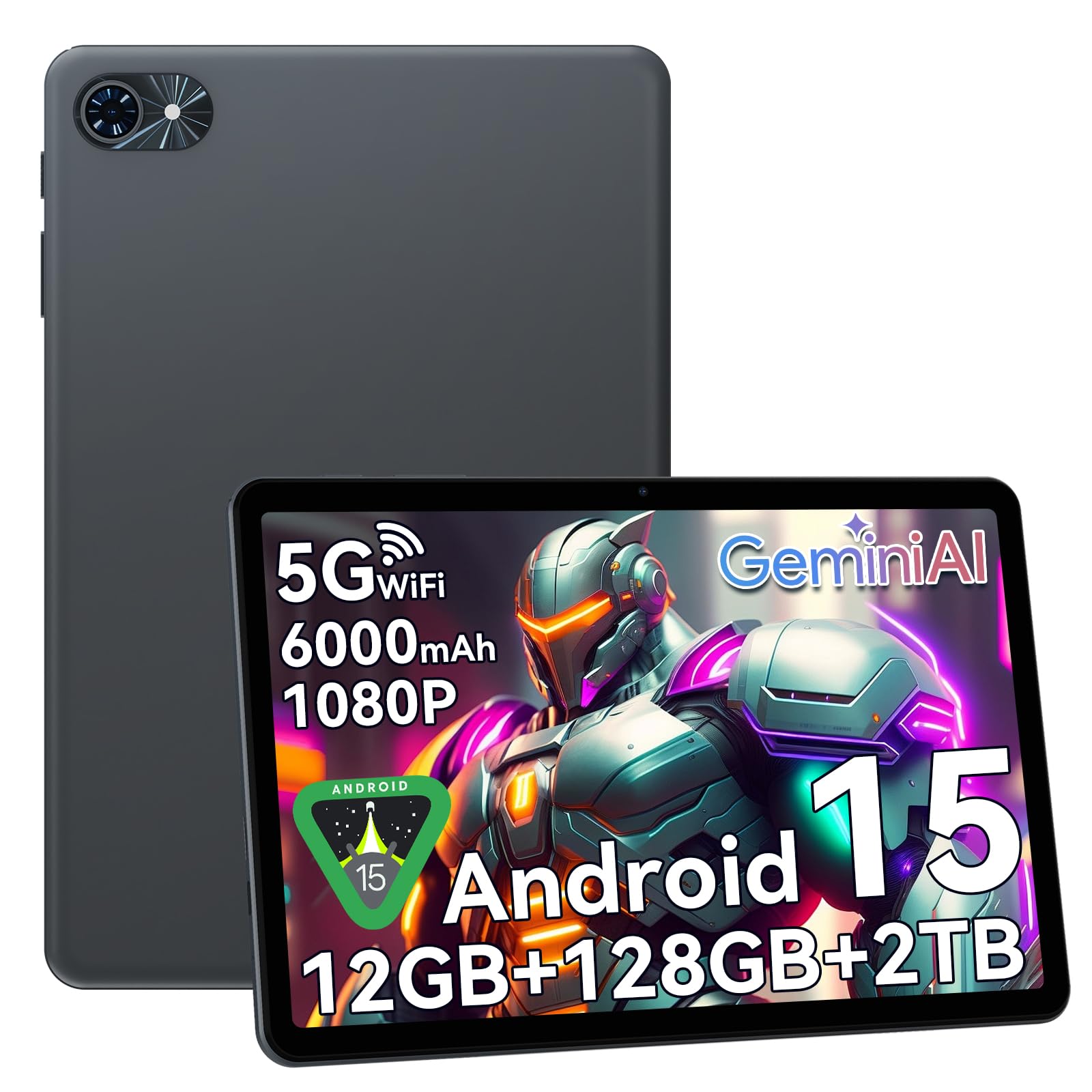 Amazon.com: TABWEE T80 Tablet Android 15, Gemini AI, 10.5” FHD