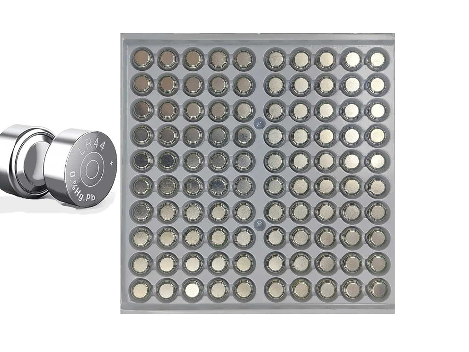LR44 Button Cell Batteries for Led Candles and Diyas, AG 13 Alkaline Equivalent for Calculator | Toy Cell -Pack of 50-image-35