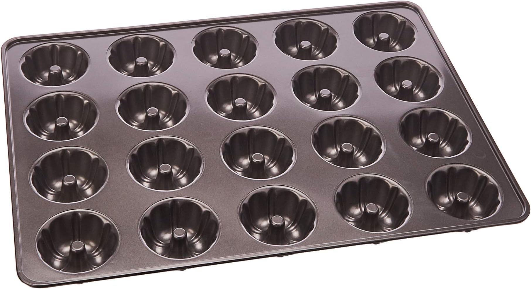 2105 6966 Non Stick Mega Muffin and Cupcake Cup Baking Pan 21 X 25 1706, Grey