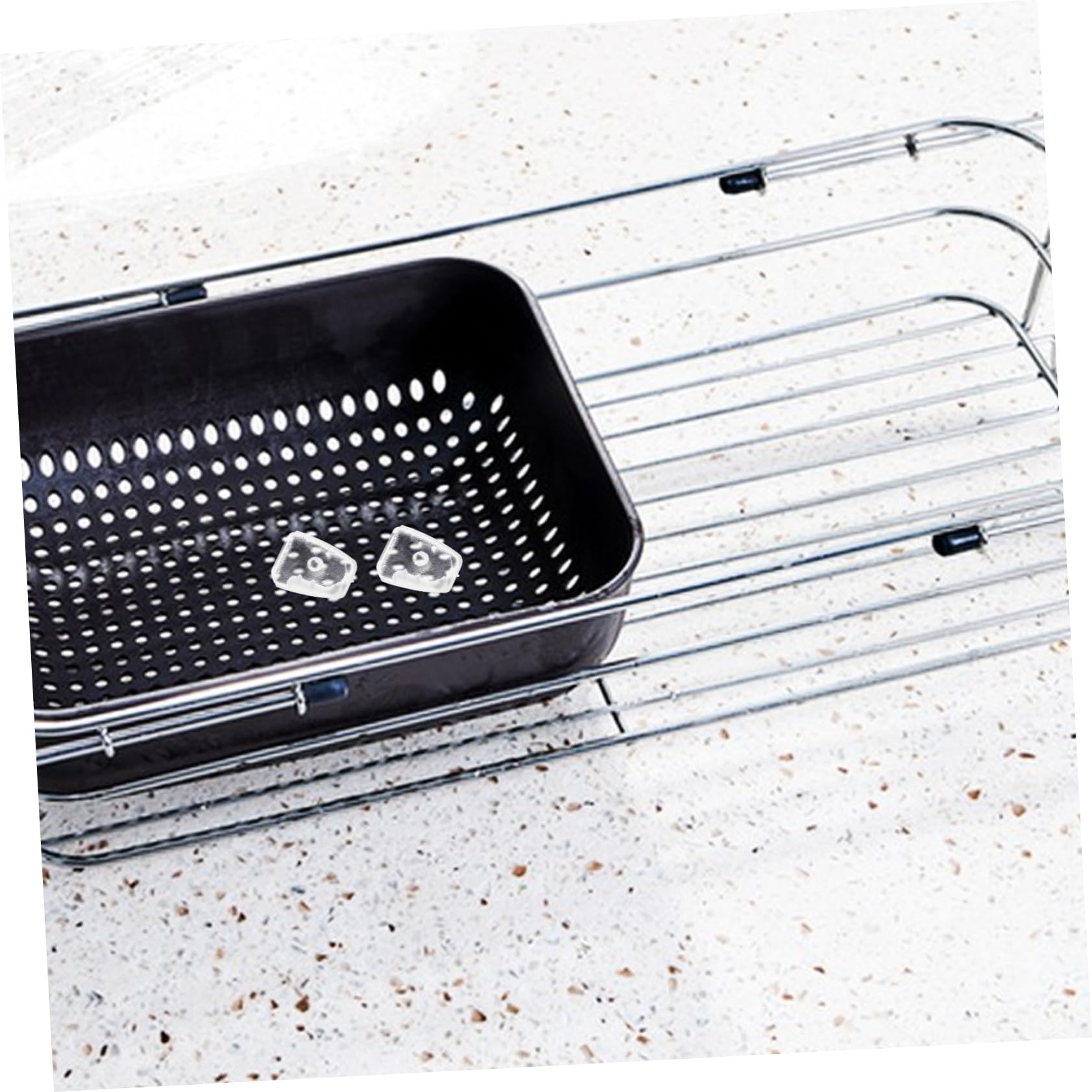 Sink Strainer PATIKIL Kitchen Sink Rack Feet, 50 Pack 4mm ID X Malawi Kitchen Sink Strainer