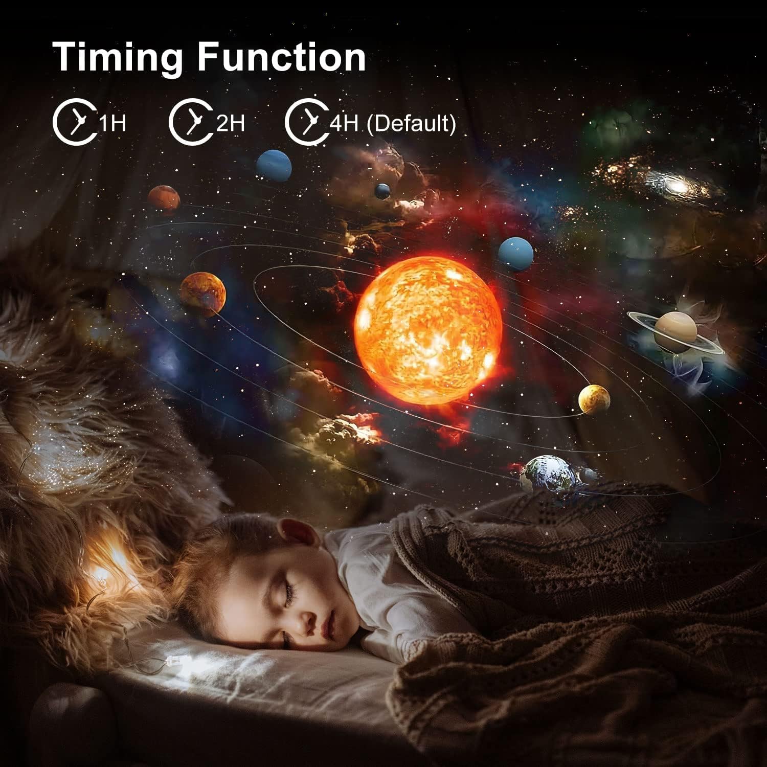 SPACE DOG Projektor galaktyk i domowe planetarium dla dzieci, 12 płyt w jakości HD, komentarz audio do obiektów niebieskich, projekcja galaktyk, gwiazd, planet i mgławic kosmicznych