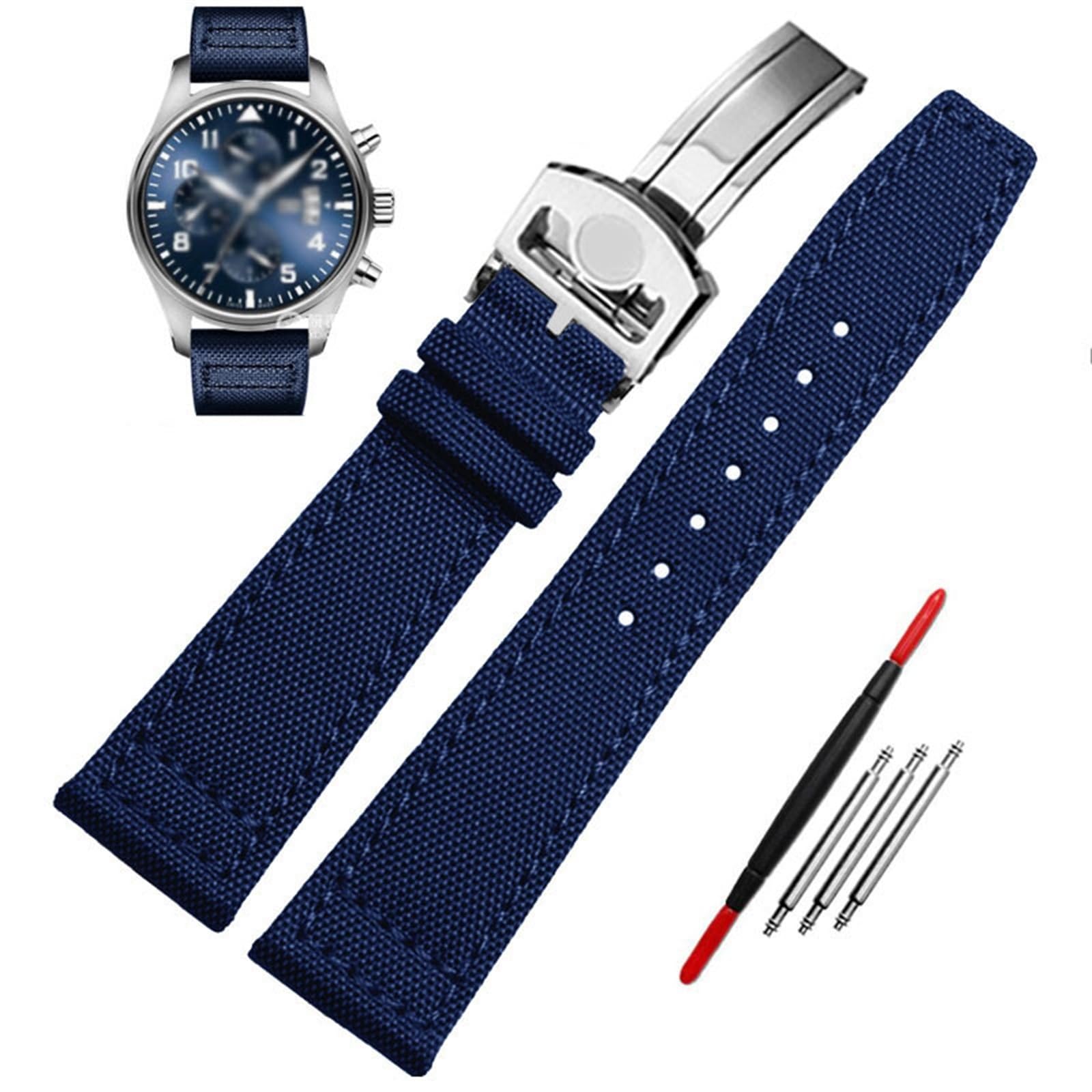 Sangle de montre nylon anti irritation pour IW377724 - 8
