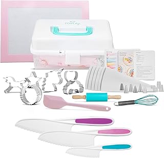 Magical Unicorn Baking Set for Kids - Complete Baking Kit with Apron, To...