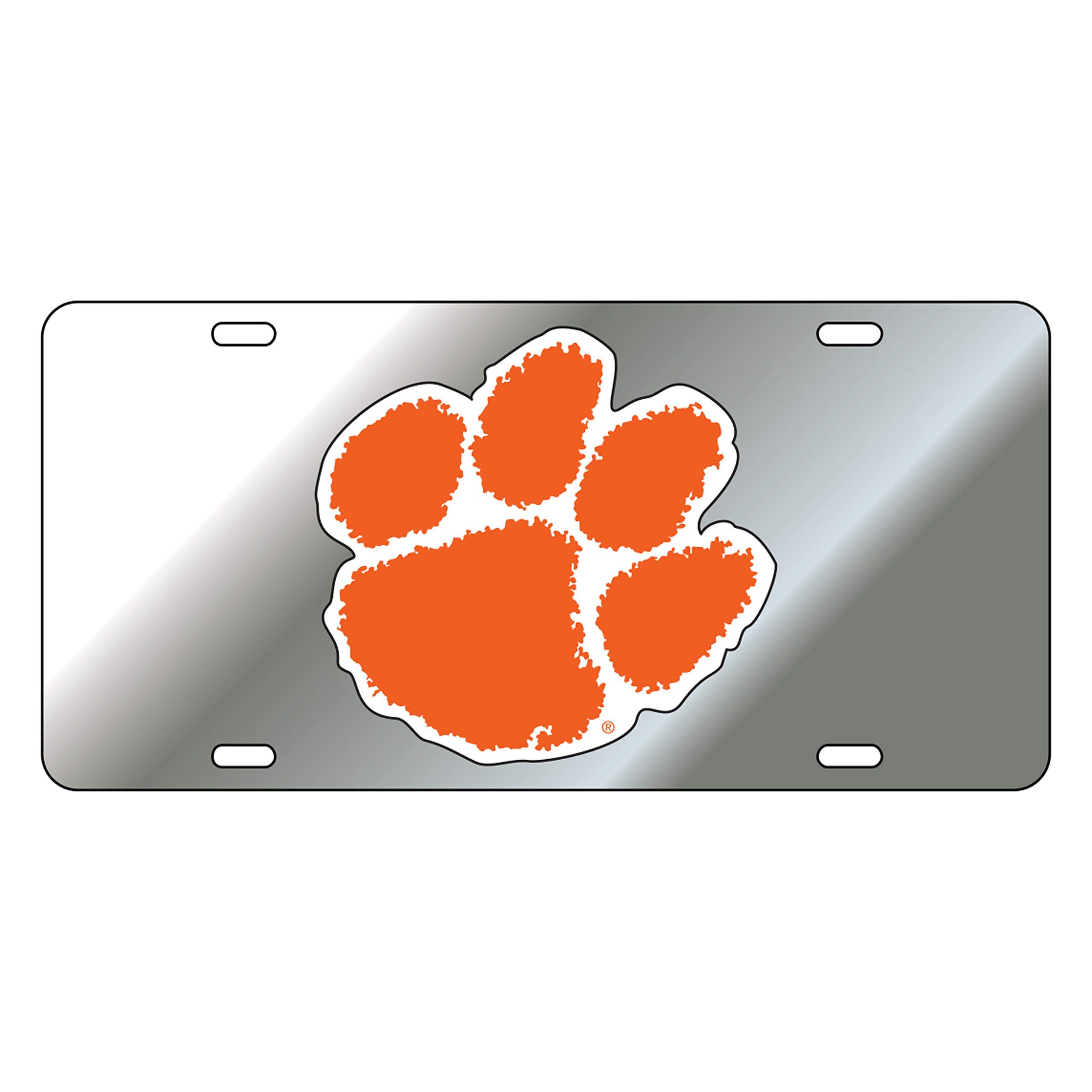 Clemson Tigers, Laser Cut License Plate Auto Tag, Made and shipped in the USA