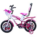TONY Cycle Sports Gigi 14T BMX Bicycle | Single Speed Kids' Bike with Training Wheels | Ideal for Boys & Girls Ages 3 to 5 Years | Durable Sea Design for Safe and Fun Riding Experience (Pink) gallery image