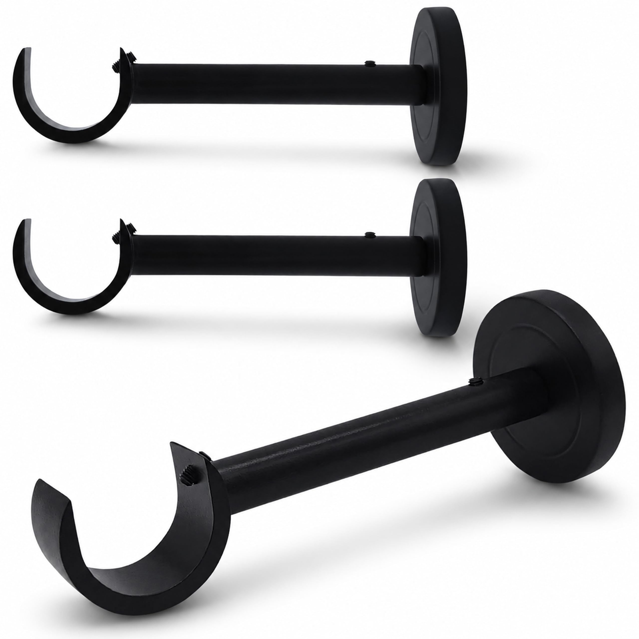 Extend Curtain Rods - Wall Brackets (2 Pack) -9