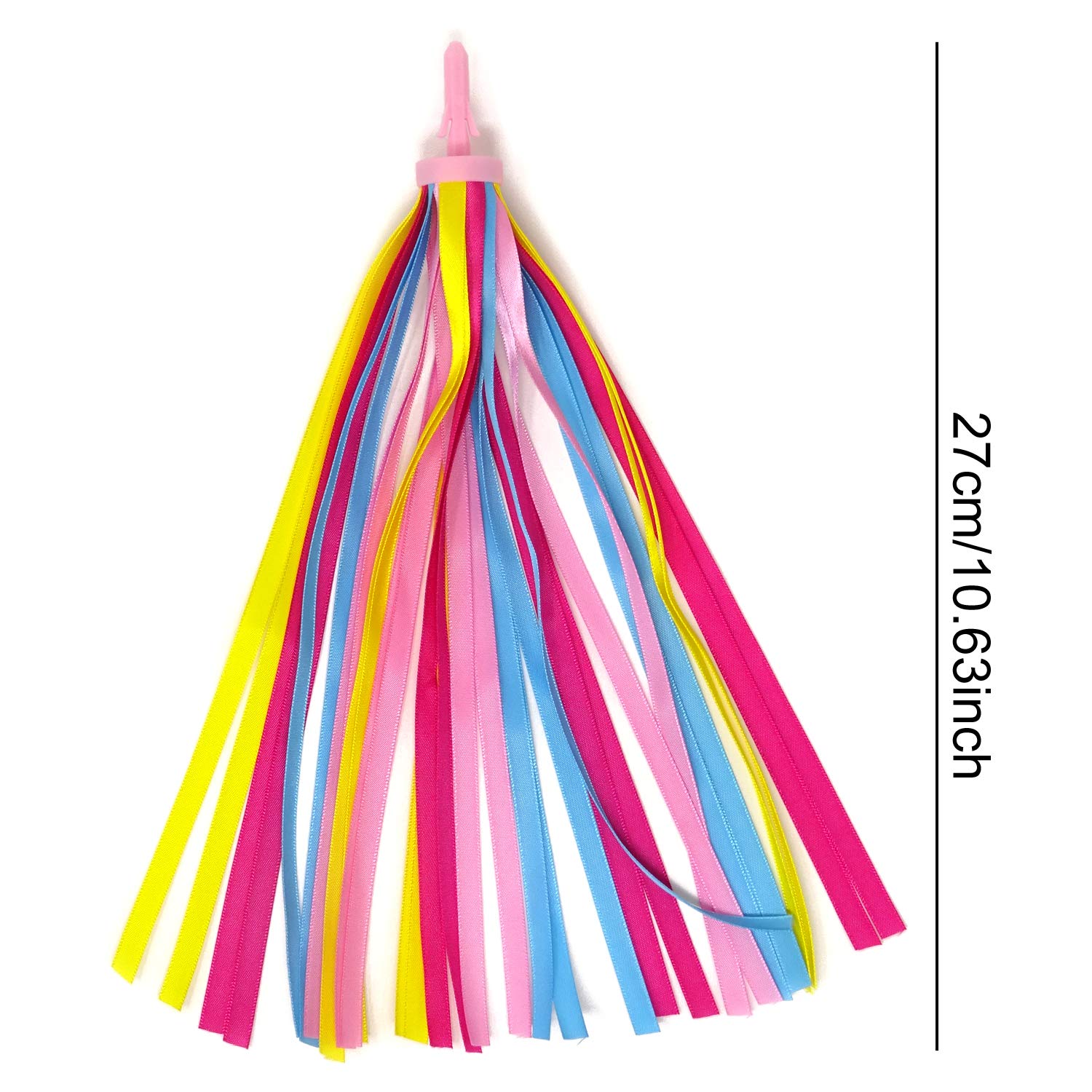 Honbay 1 Pair of Colorful Bike and Scooter Handlebar Streamers (A)