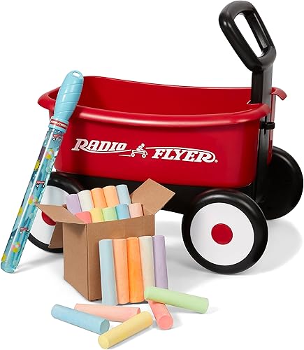 Miniatura 13 de Radio Flyer Mi Primer Vagón, Carrito de Juguete para Empujar y Tirar para Niños Pequeños de 1 a 4 años, Proporciona Equilibrio al Caminar y Confianza