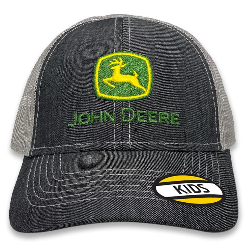 John Deere Gorra trasera de malla para niños pequeños