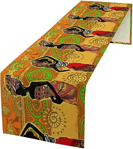 Miniatura 44 de Camino de mesa del Antiguo Egipto, símbolo de jeroglífico egipcio retro para decoración de mesa de cocina del hogar, comedor, cafetería, decoración