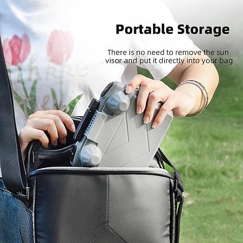 Miniatura 6 de FSIDIWT RC 2 Controlador 2 en 1 Parasol Parasol para DJI Mini 4 Pro, RC 2 Joysticks Protector para DJI Mini 4 ProAir 3 RC 2 Control remoto