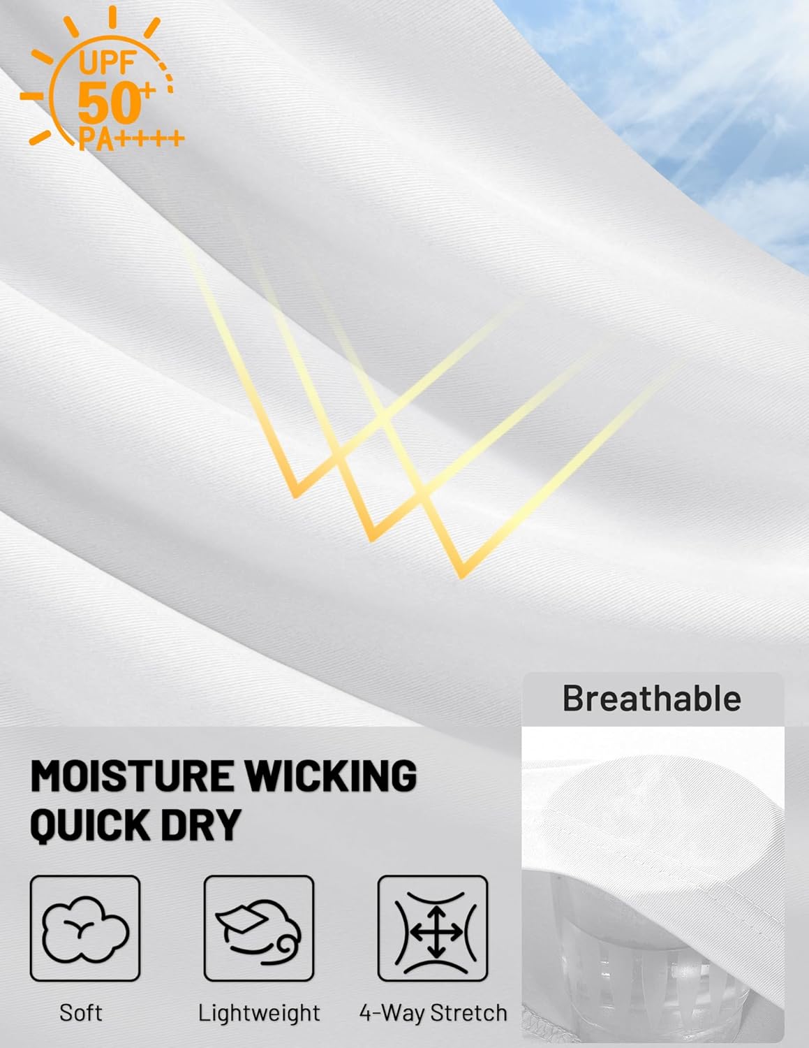 MIER Polo Shirts for Women V Neck Short Sleeve Golf Tennis Shirts Quick Dry Soft UPF 50+ Collared Active Tops, Lightweight - Image 3