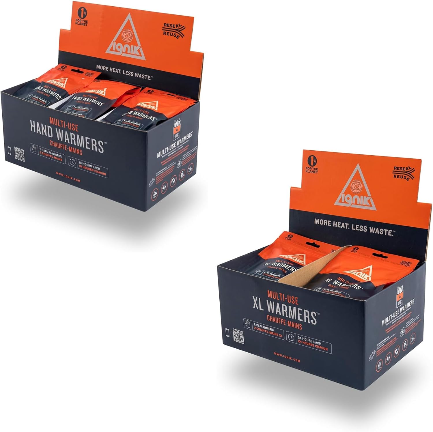 Ignik Hand Warmers 30 Pairs + XL Body Warmers 20 Pairs