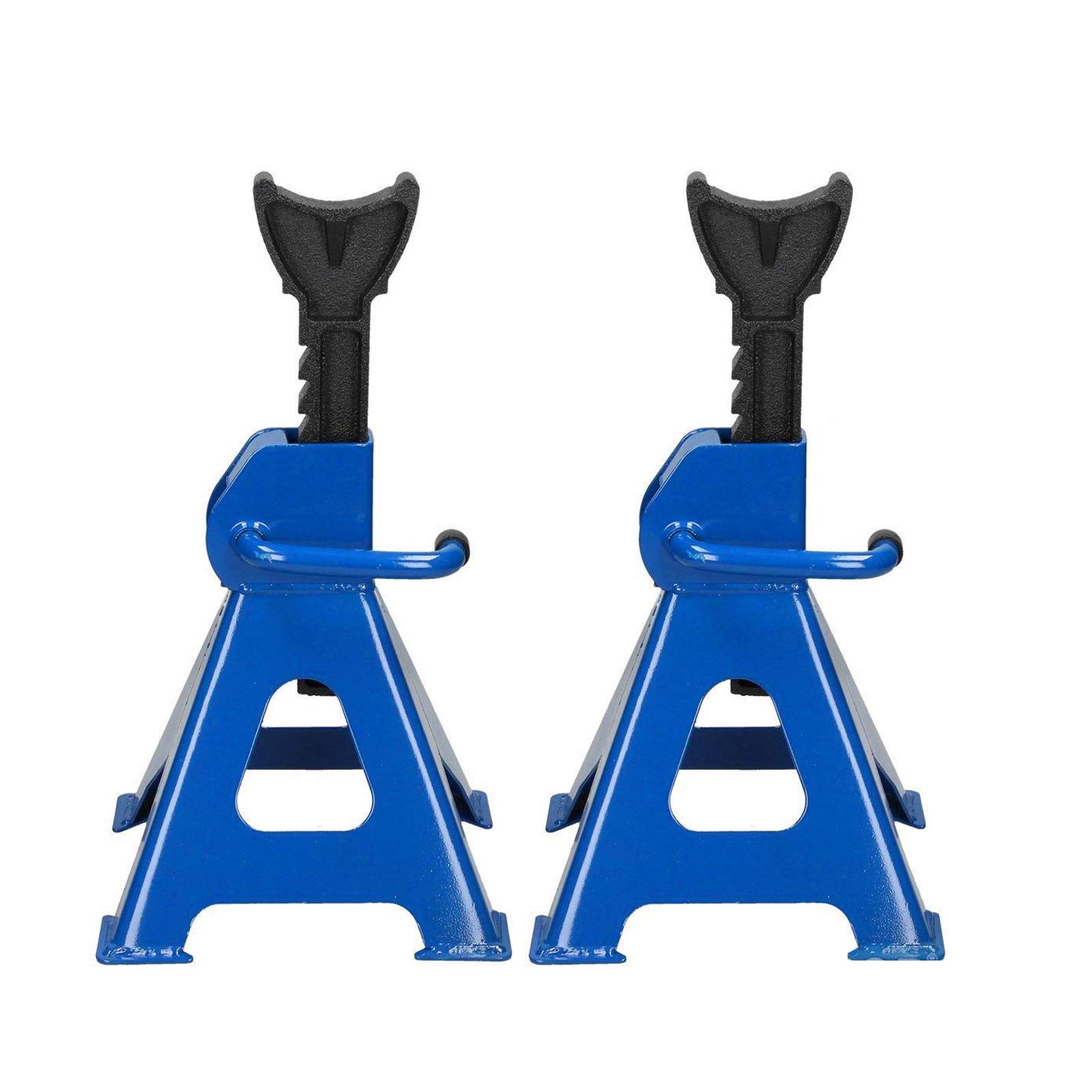 AutofatherHeavy Duty 3 Ton Axle Stands Jack Stand for Car Van 4x4 Caravan Garage Workshop Steel Robust Construction Support Lift, Pack of 2