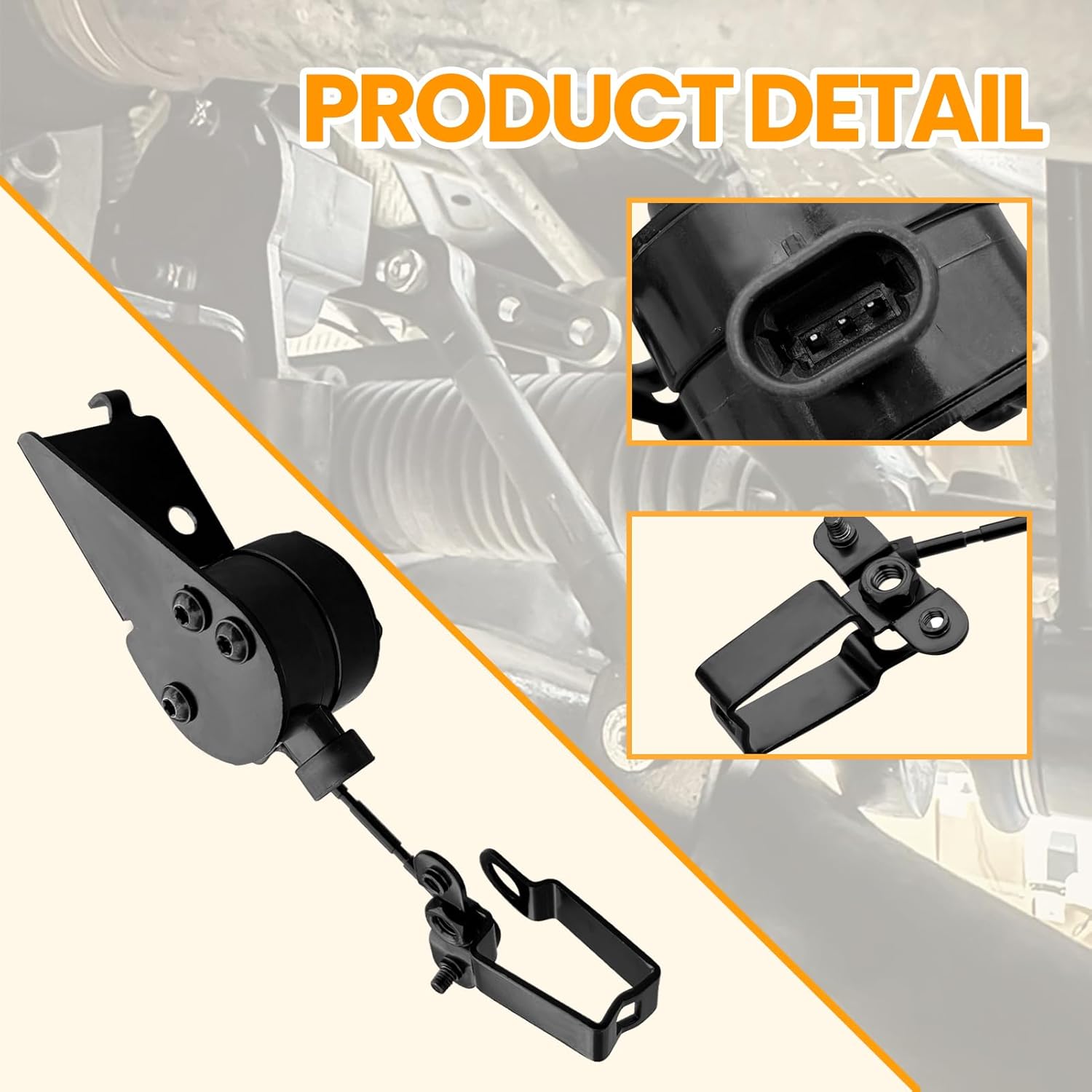 MILLISEC Rear Right Suspension Ride Height Level Sensor Compatible with 2004-2010 Cadillac Escalade Chevy GMC Car Height Sensor OE Replace# 15128649, 924-489