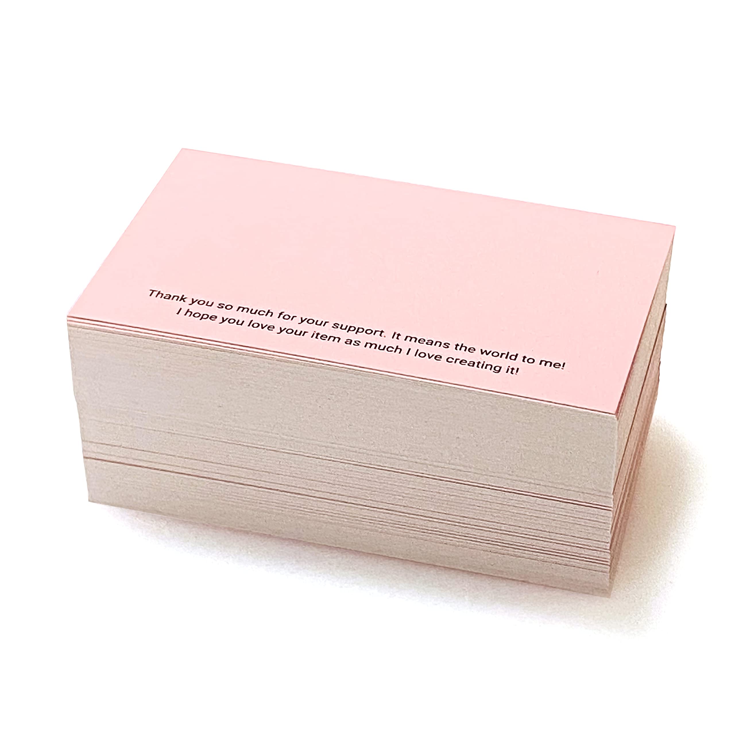 100 Stück Dankeskarten Für Kunden – „Hey Babe“-Design, 8,9x5,1 Cm, Paketbeilage Für Kleine Unternehmen