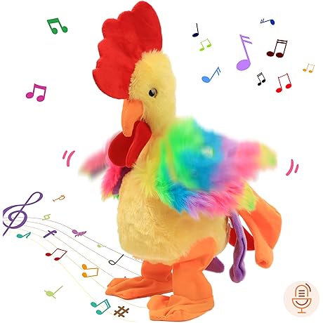 Talk, Sing and Dance Chicken, The Easter Hoppy Stuffed Animal With Songs And Funny Motion