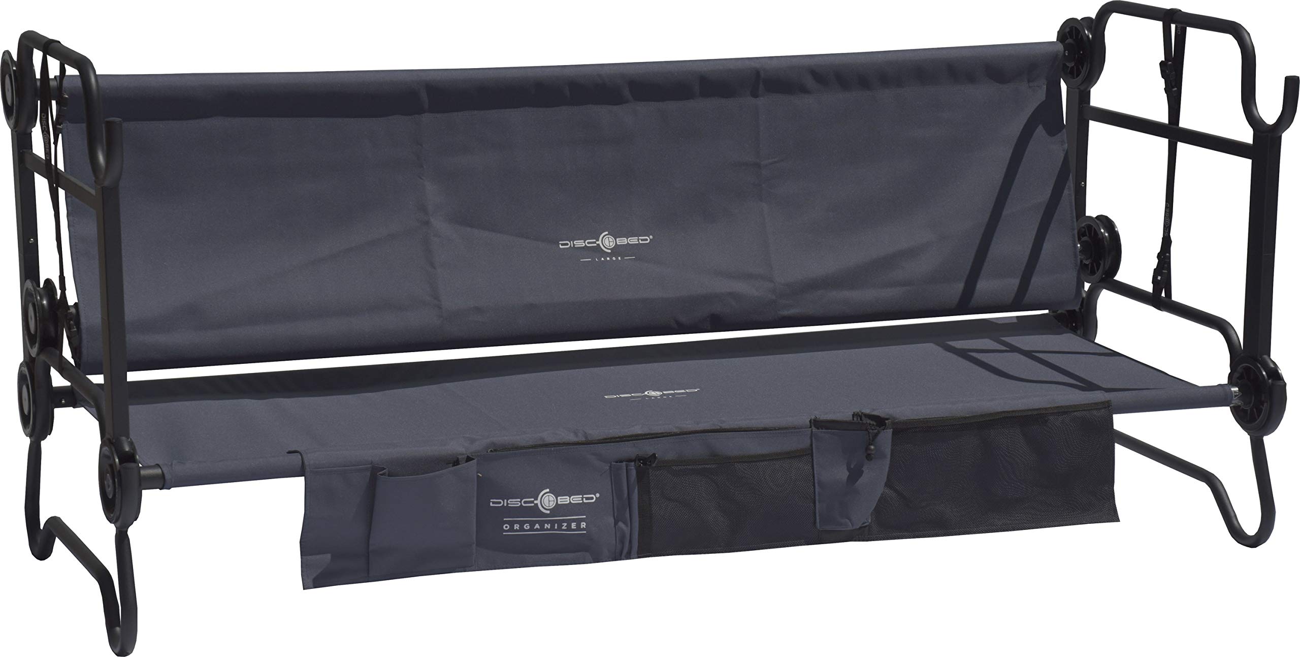 Disc O Bed L With Side Pockets Anthracite Desertcart INDIA