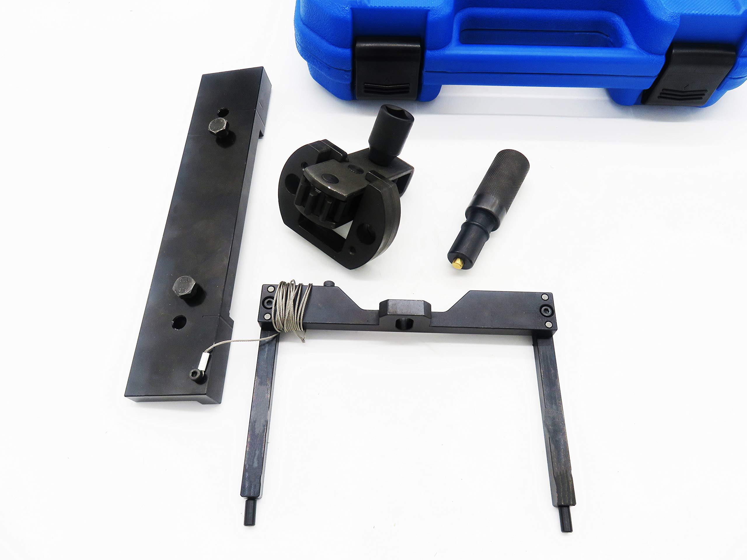 Detroit DD15 DD16 Engine Timing Tool Bundle Includes TDC Locating Pin Barring and Camshaft Timing Tools Heavy Duty Solid Steel Alternative to W470589104000 W470589001500 J 46392 W470589046300