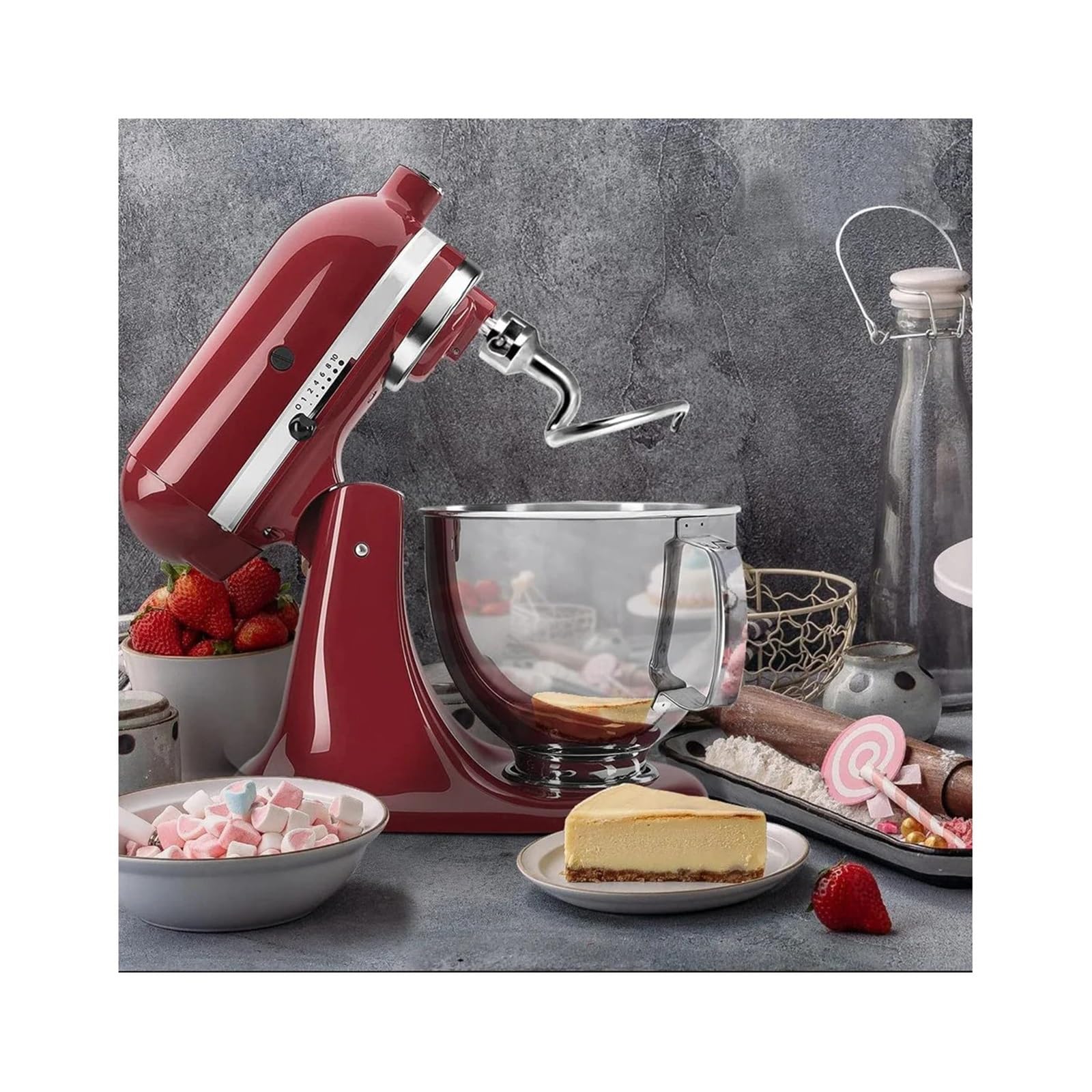 Spiralny hak do ciasta 4,5-5 kwarty Mikser stojący z odchylaną głowicą, wymiana haka do ciasta przystawką Kompatybilny dla Kitchenaid