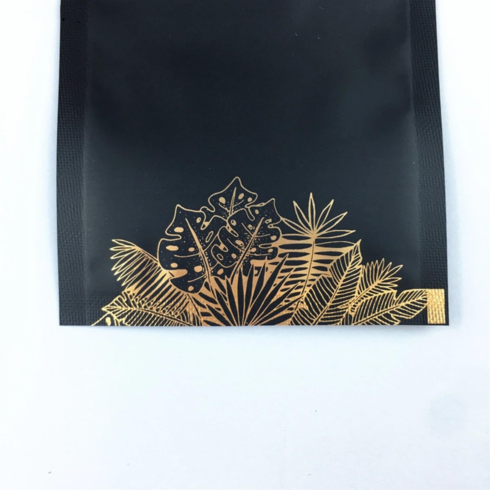 sacchetti con chiusura a zip, Confezione da 50 sacchetti con chiusura lampo in alluminio for alimenti, multicolore, varie misure(Black,8x12cm)