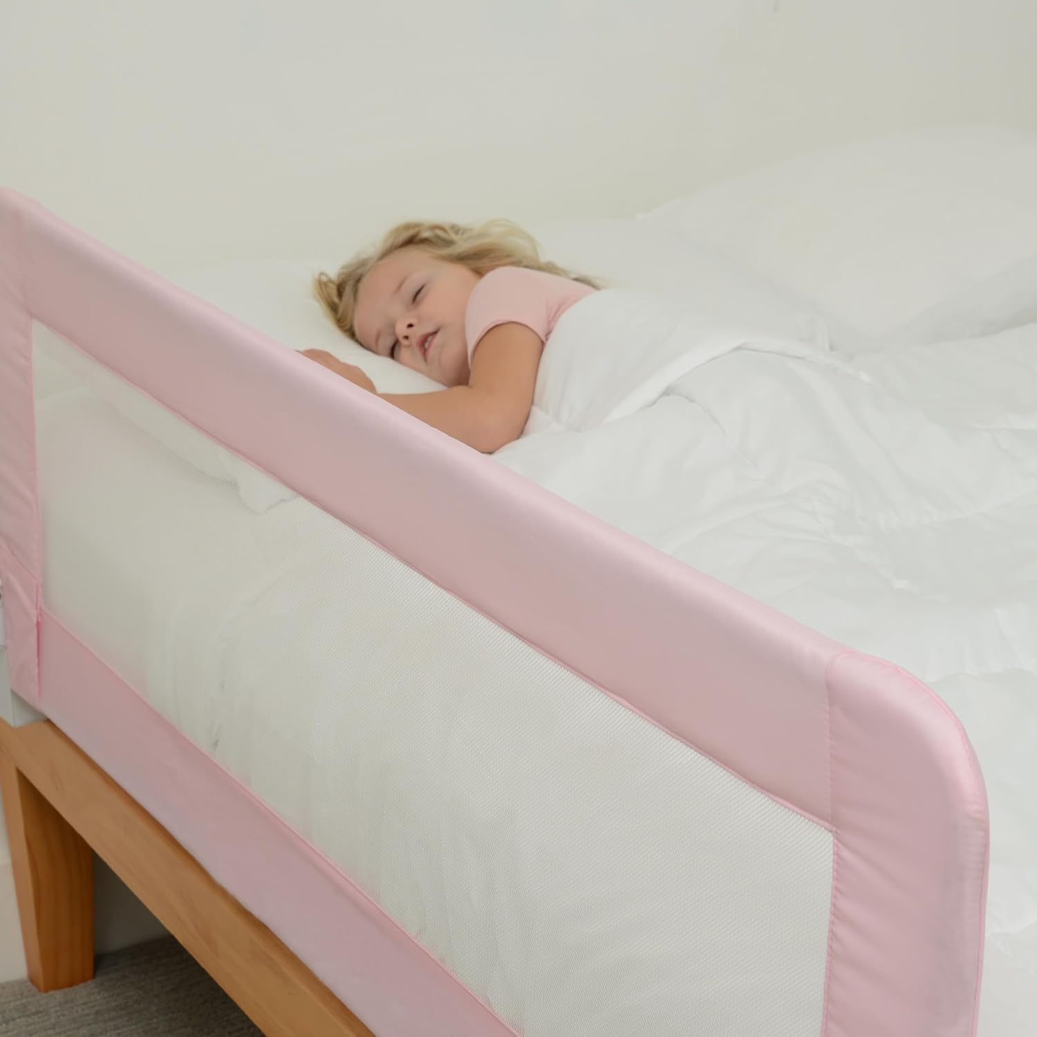 Venice Child Dreamcatcher Extra-Long Fold-Down Bed Rail-Pink