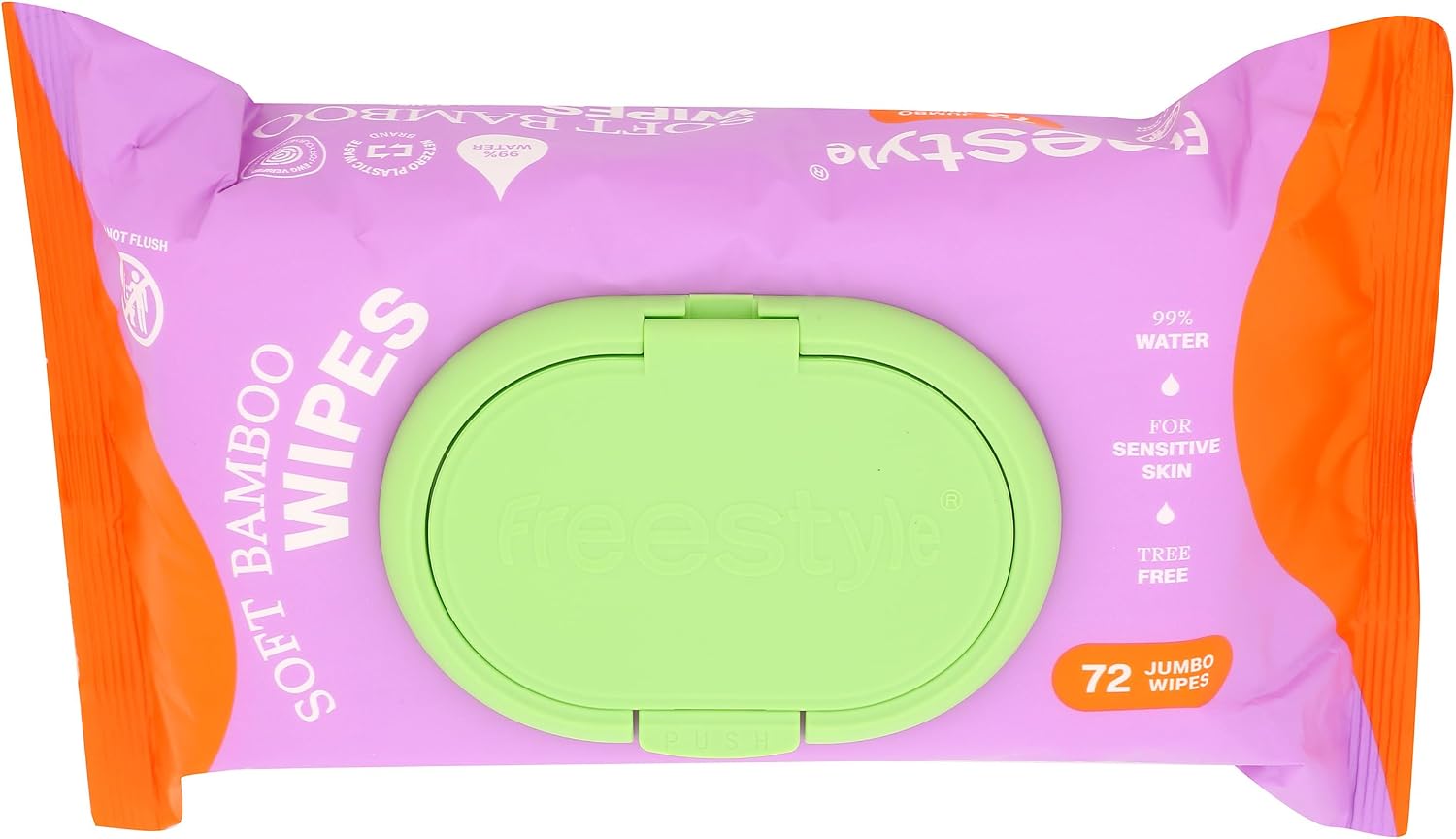 Freestyle Diapers Baby Wipes, 72 CT
