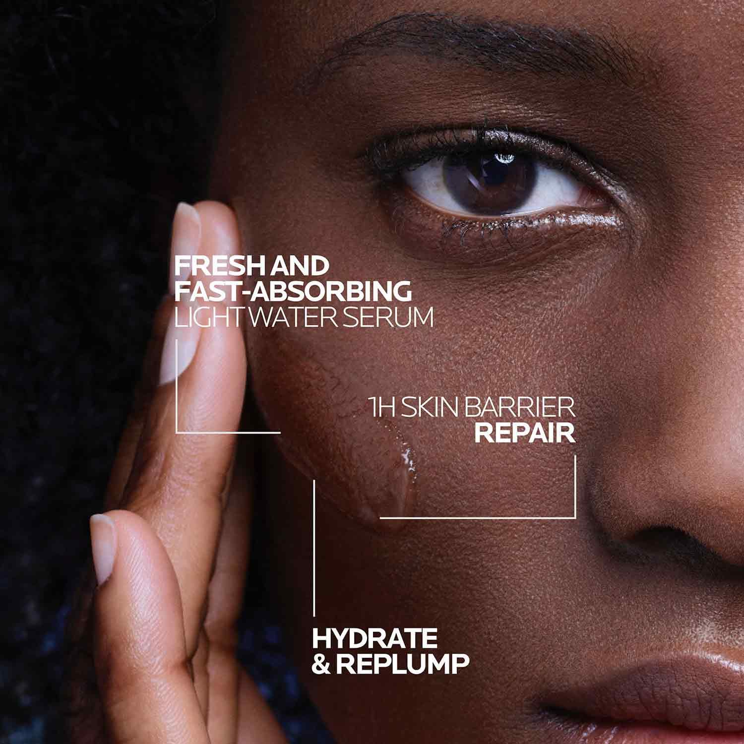 La Roche Posay Anti-Falten-Serum, Für normale bis empfindliche Haut, Regenerierend und Aufpolsternd, Mit Vitamin B5, Madecassosiden und Hyaluron, Hyalu B5, 50 ml