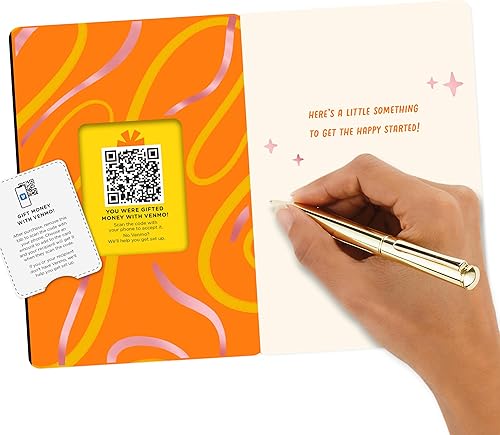 Miniatura 7 de Hallmark Tarjeta Venmo para todas las ocasiones (Turn Up the Happy) para cumpleaños, graduaciones, vacaciones