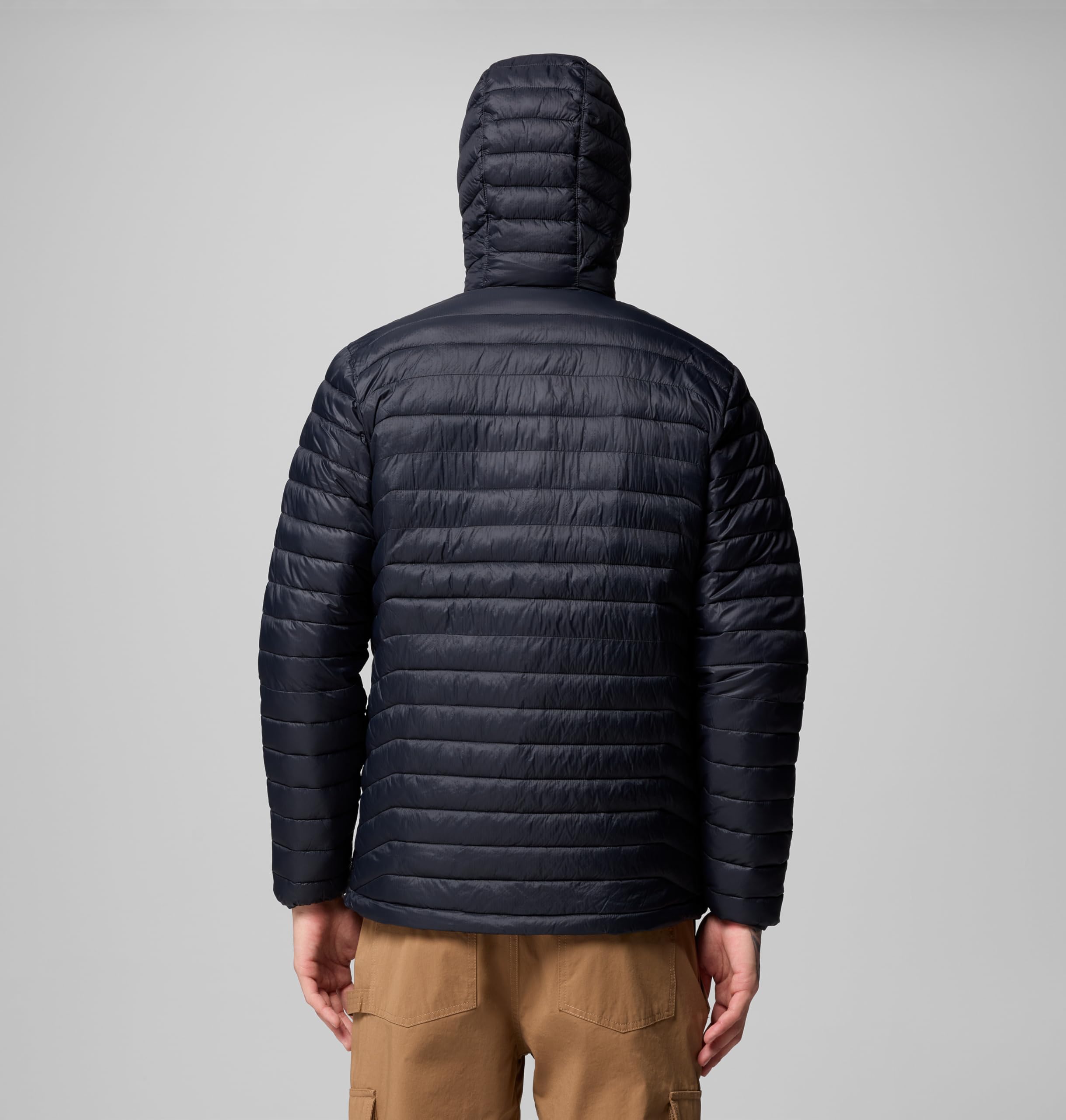 Columbia Powder Pass Hooded Jacket, Chaqueta Acolchada Con Capucha para Hombre