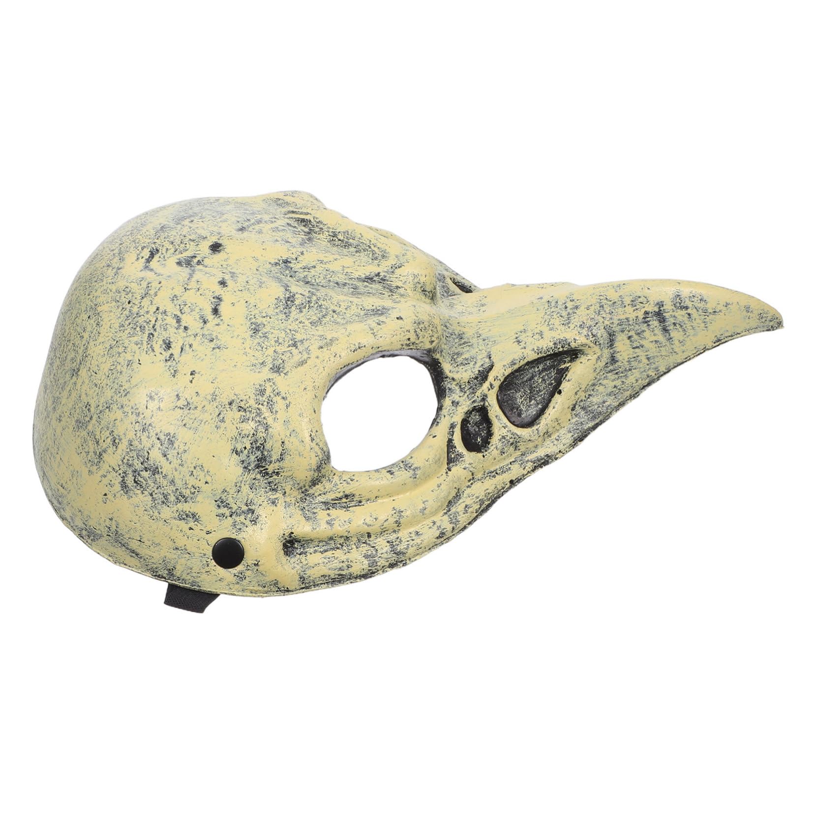 BESPORTBLE Realistic Halloween Skull Bird Mask for Adults Breathable Scary Cosplay Prop with Authentic Texture Comfortable Fit for Masquerade Parties and Themed Festive Events